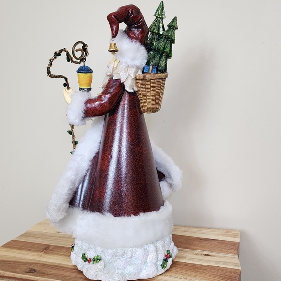 Vintage 17" Santa Claus Figurine with Reindeer & Toys Old World Santa - Picture 16 of 16